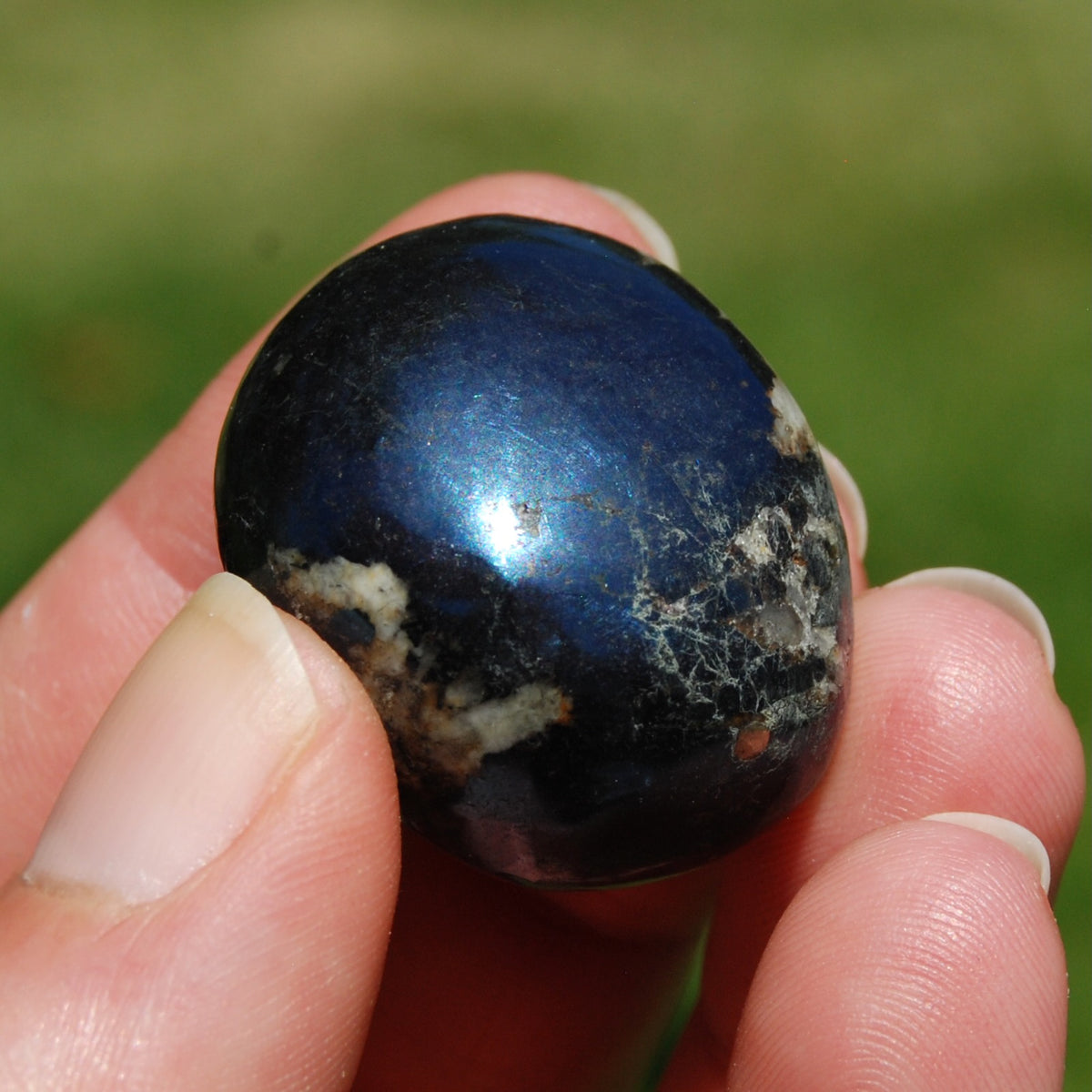Covellite Crystal Tumbled Stone