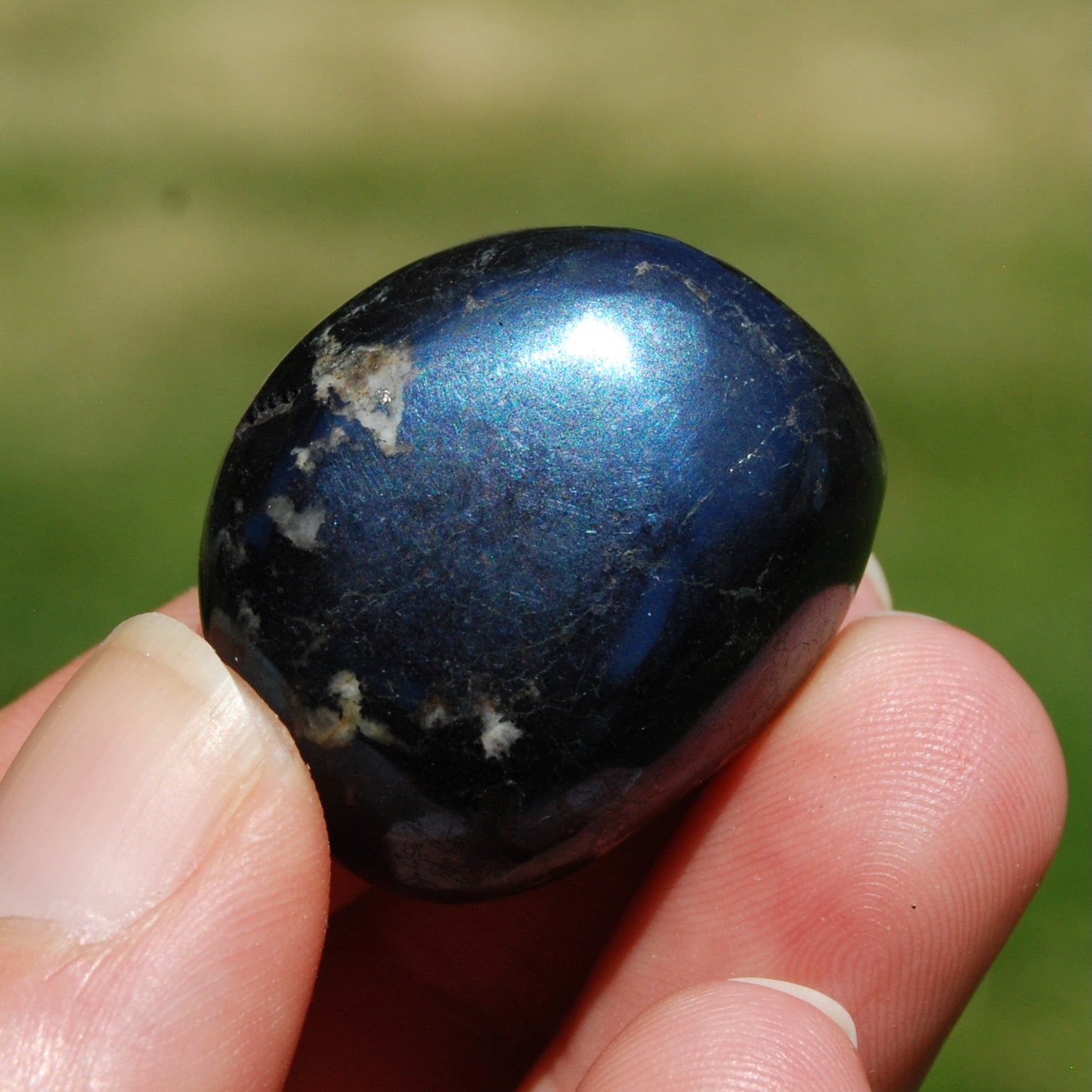 Covellite Crystal Tumbled Stone