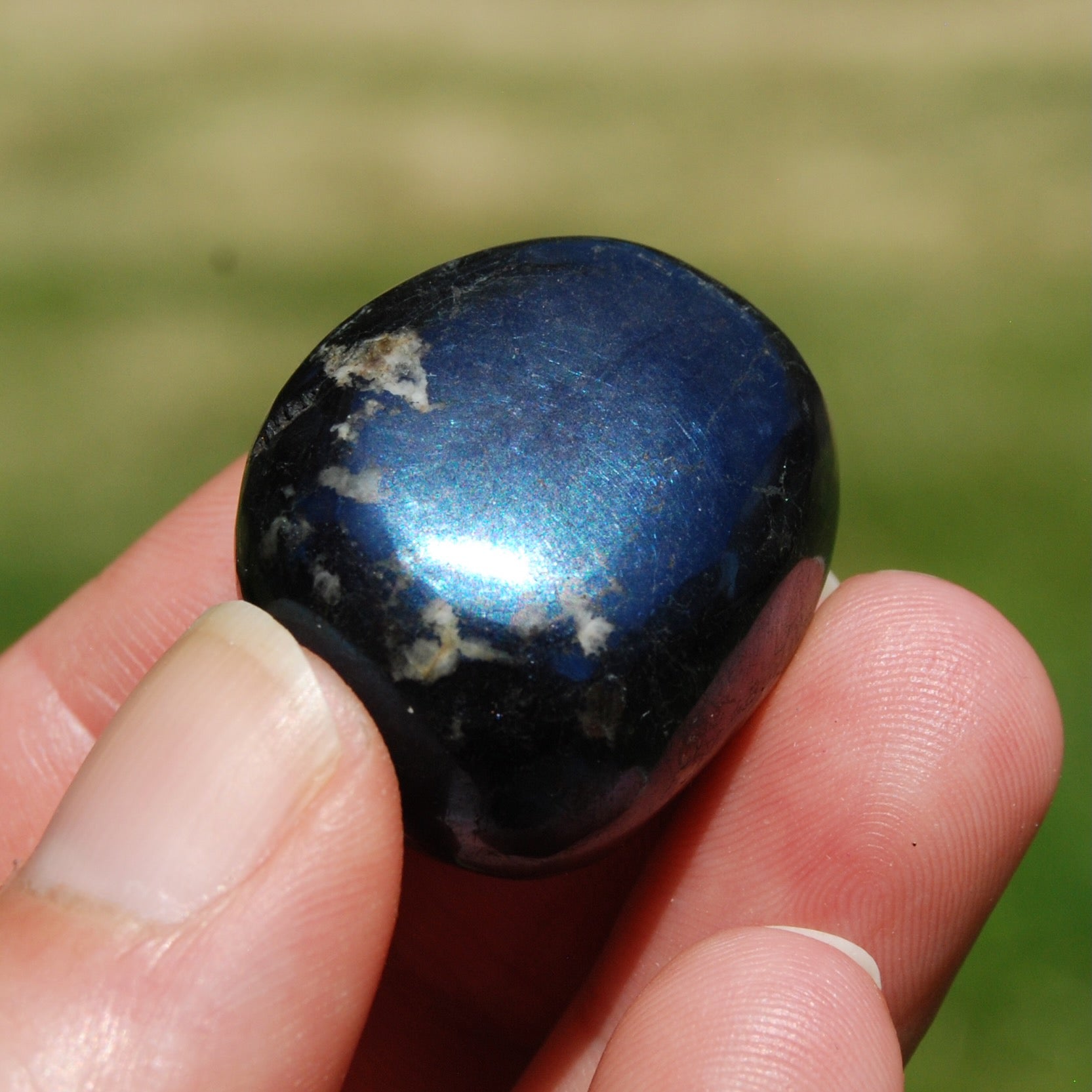 Covellite Crystal Tumbled Stone