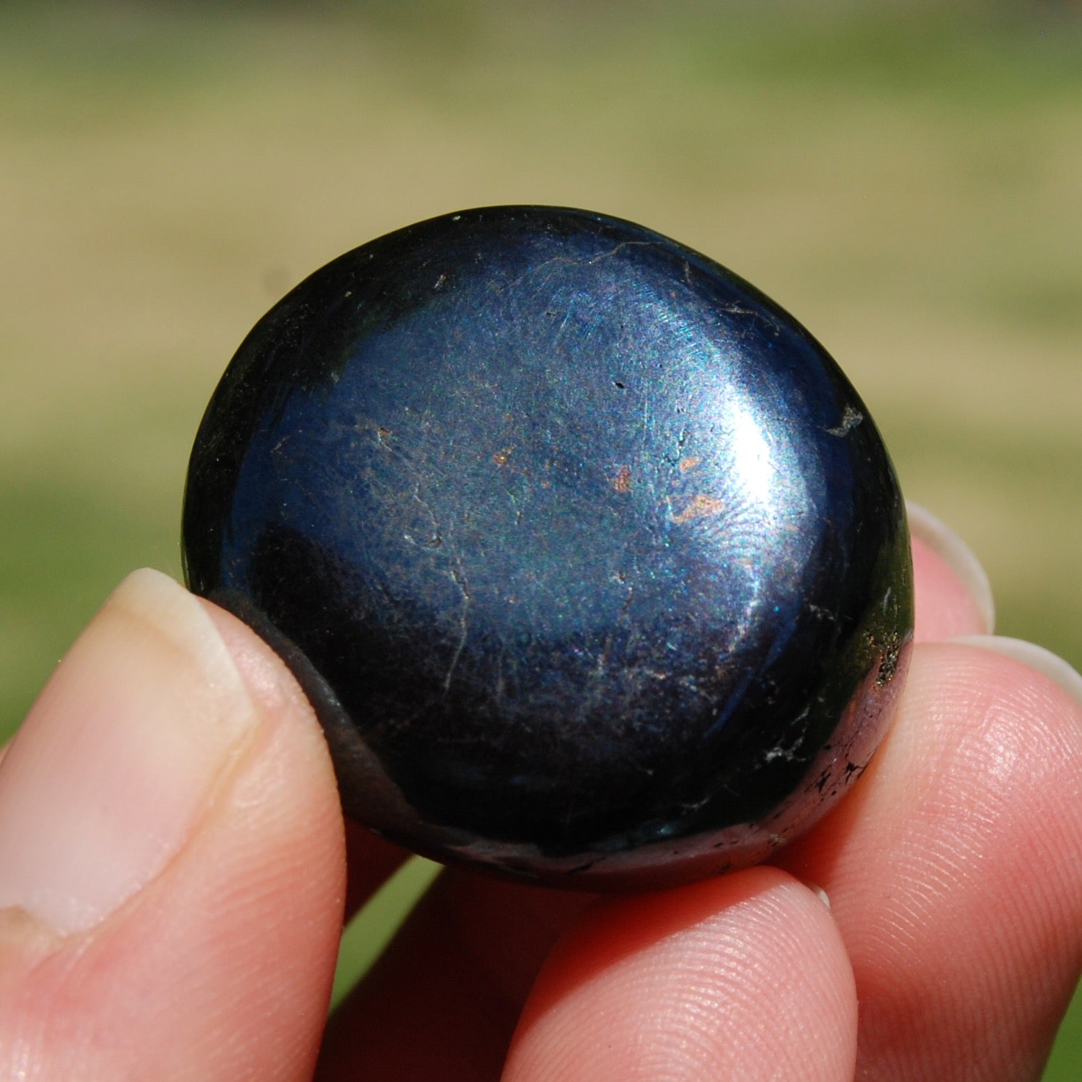 Covellite Crystal Tumbled Stone