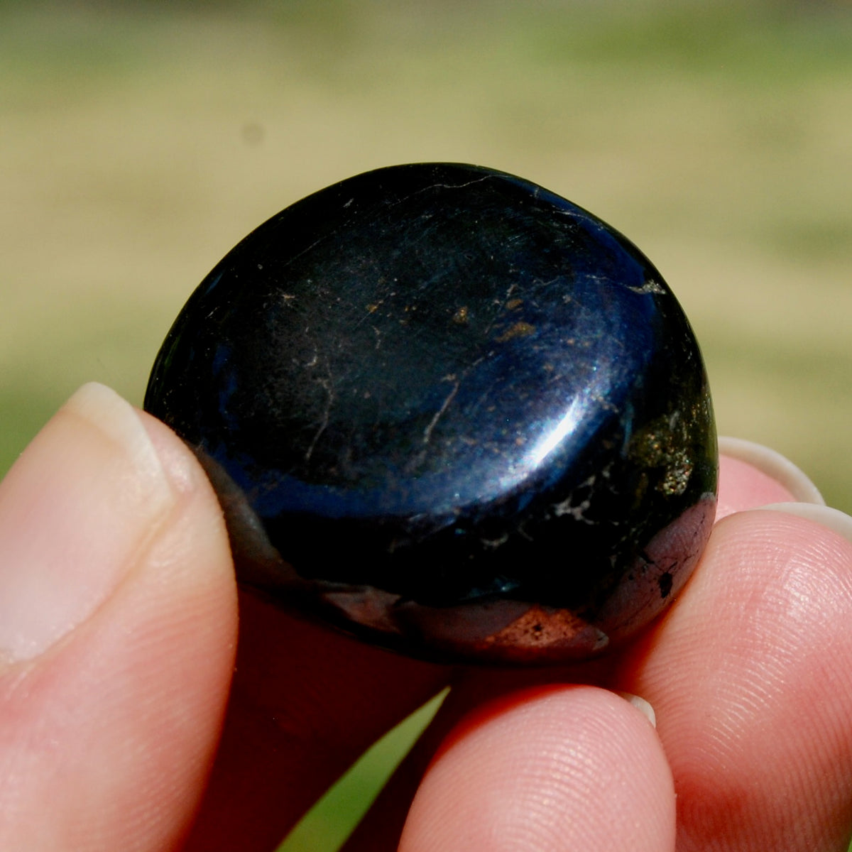 Covellite Crystal Tumbled Stone
