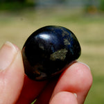Covellite Crystal Tumbled Stone