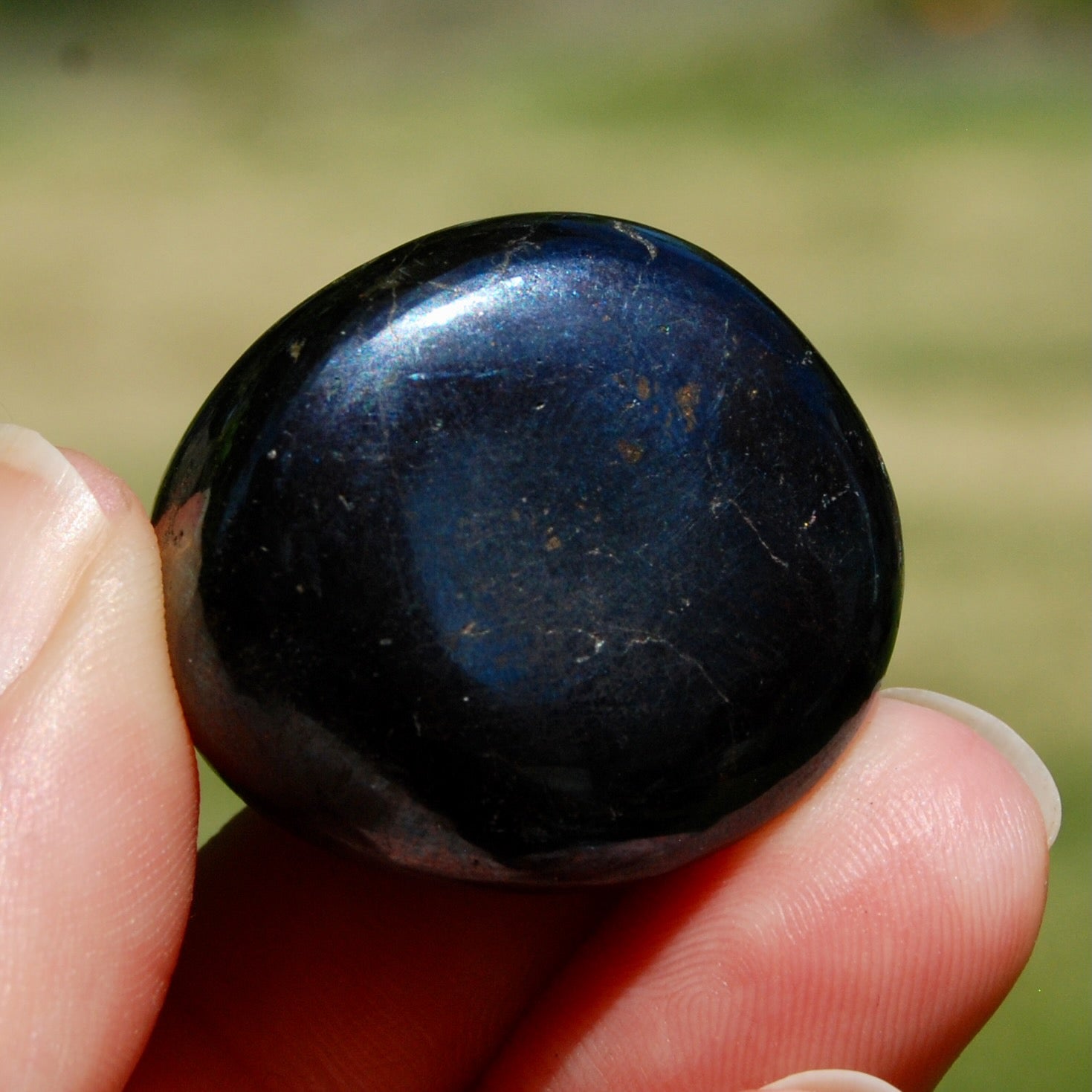 Covellite Crystal Tumbled Stone