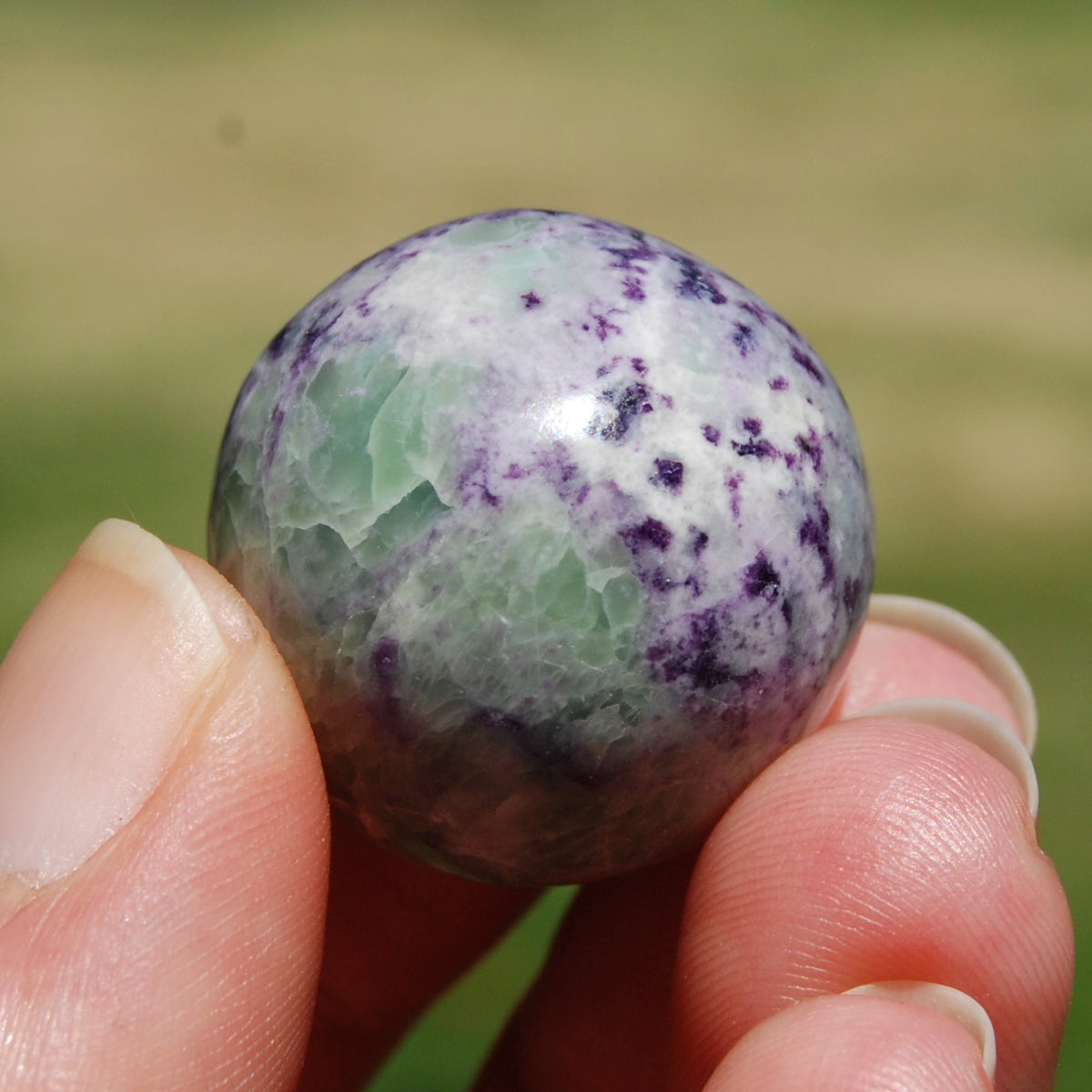 Bolivianite Crystal Sphere
