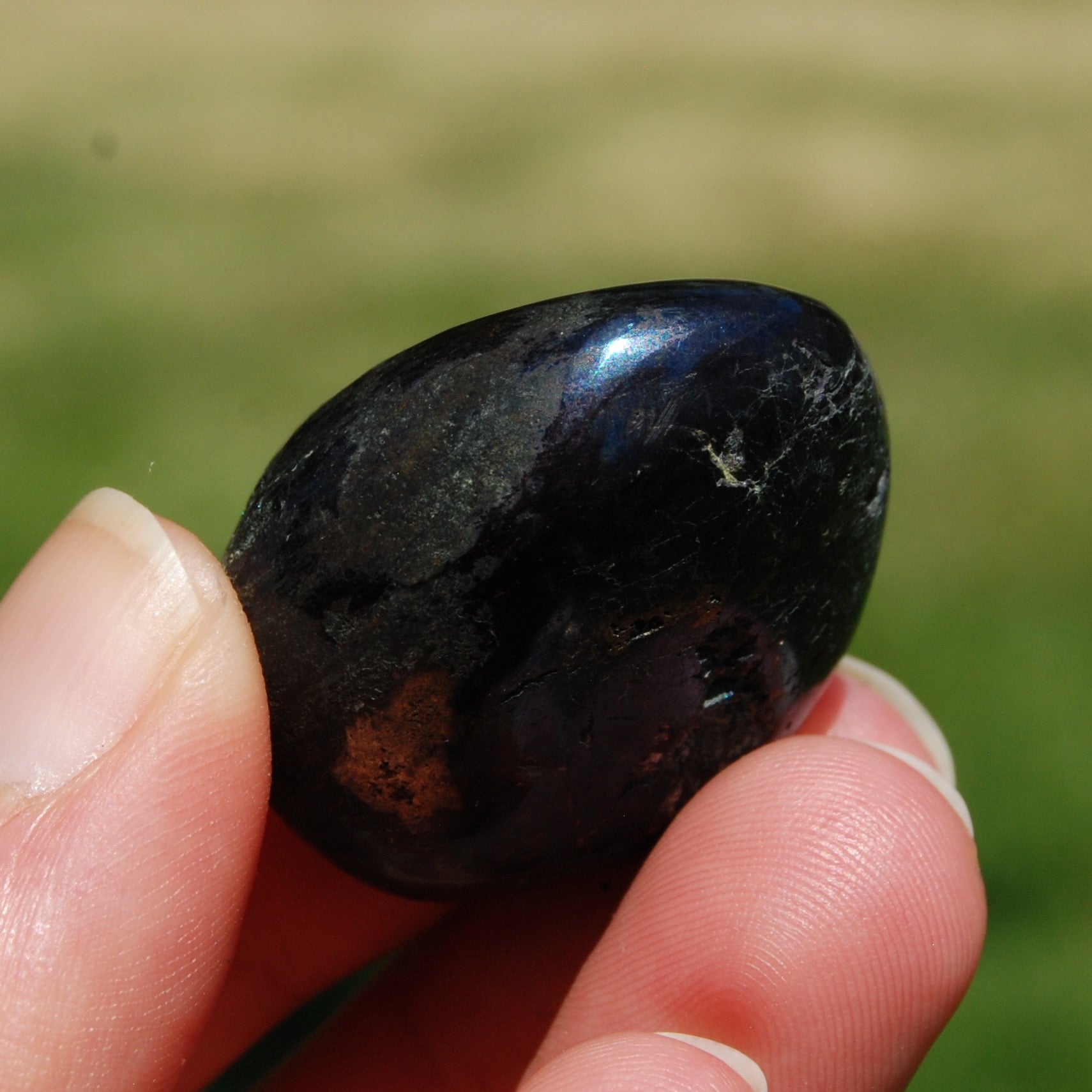 Covellite Crystal Tumbled Stone