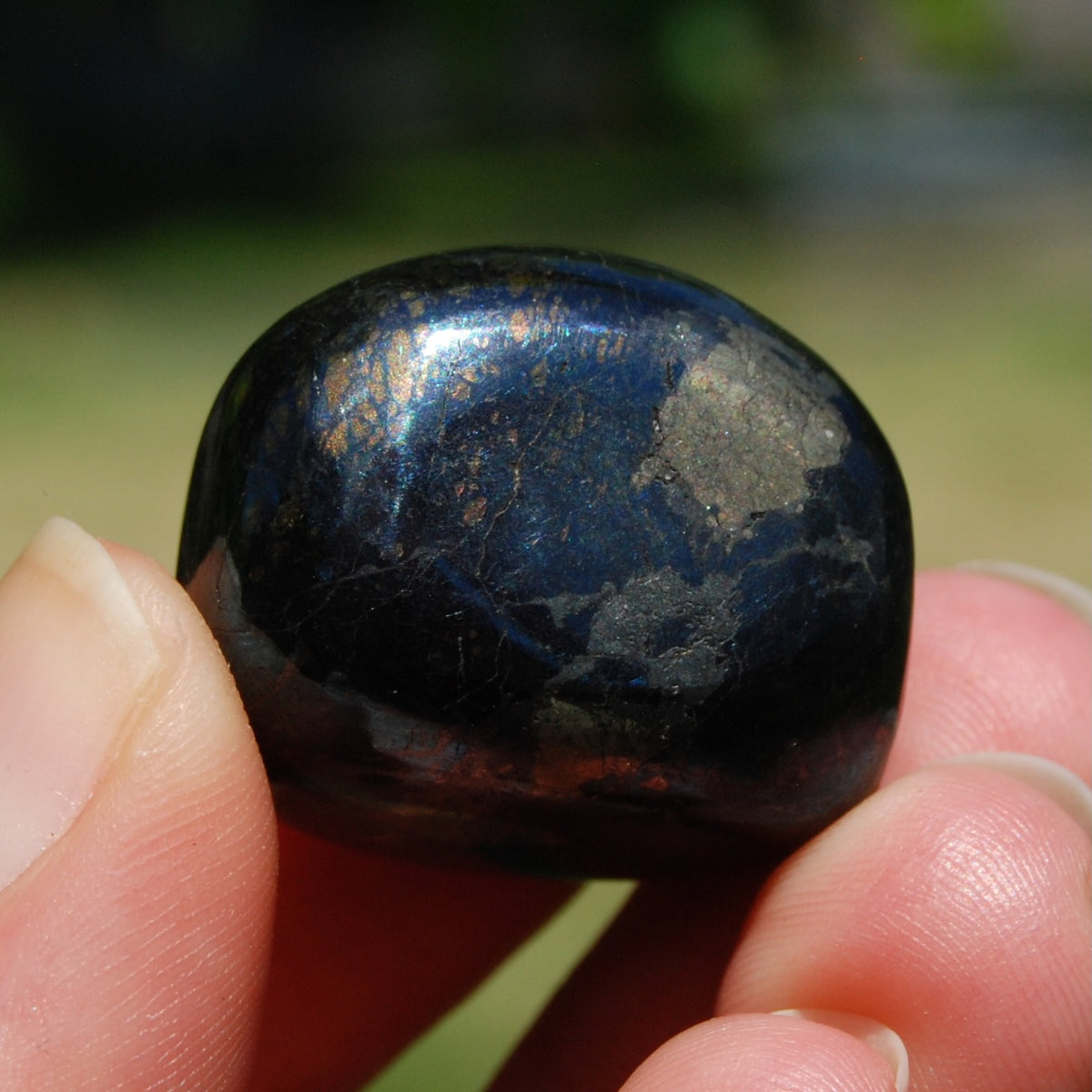 Covellite Crystal Tumbled Stone