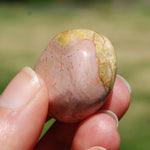 PINK Phosphosiderite Crystal Tumbled Stone