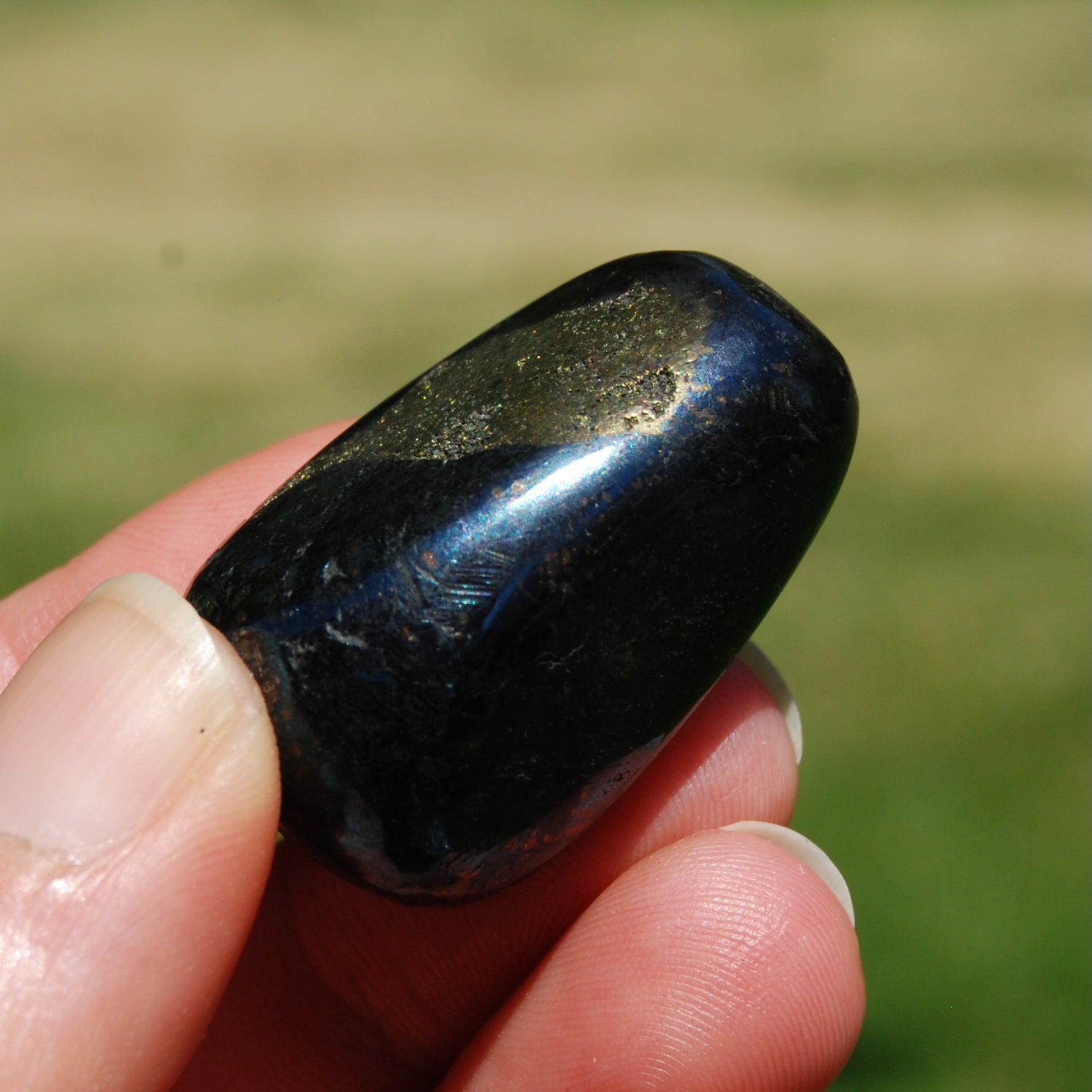 Covellite Crystal Tumbled Stone