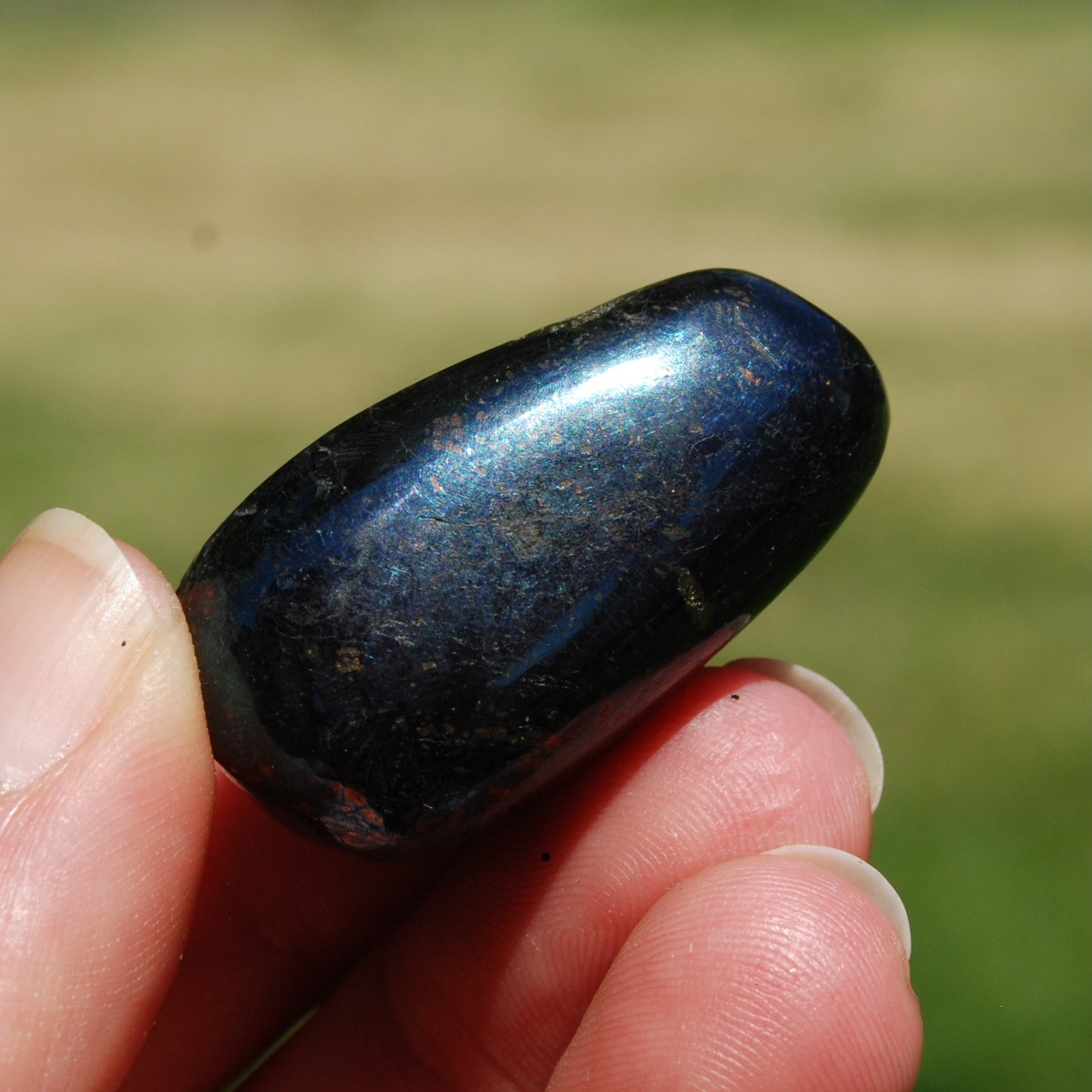 Covellite Crystal Tumbled Stone
