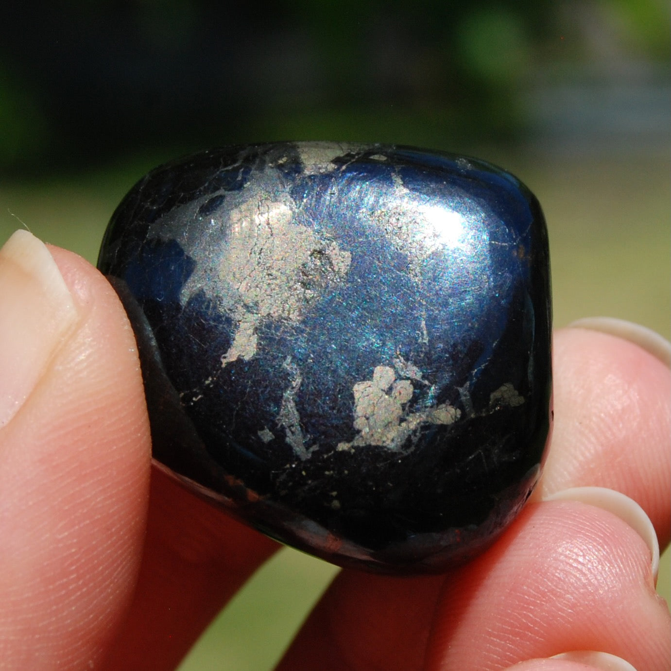Covellite Crystal Tumbled Stone