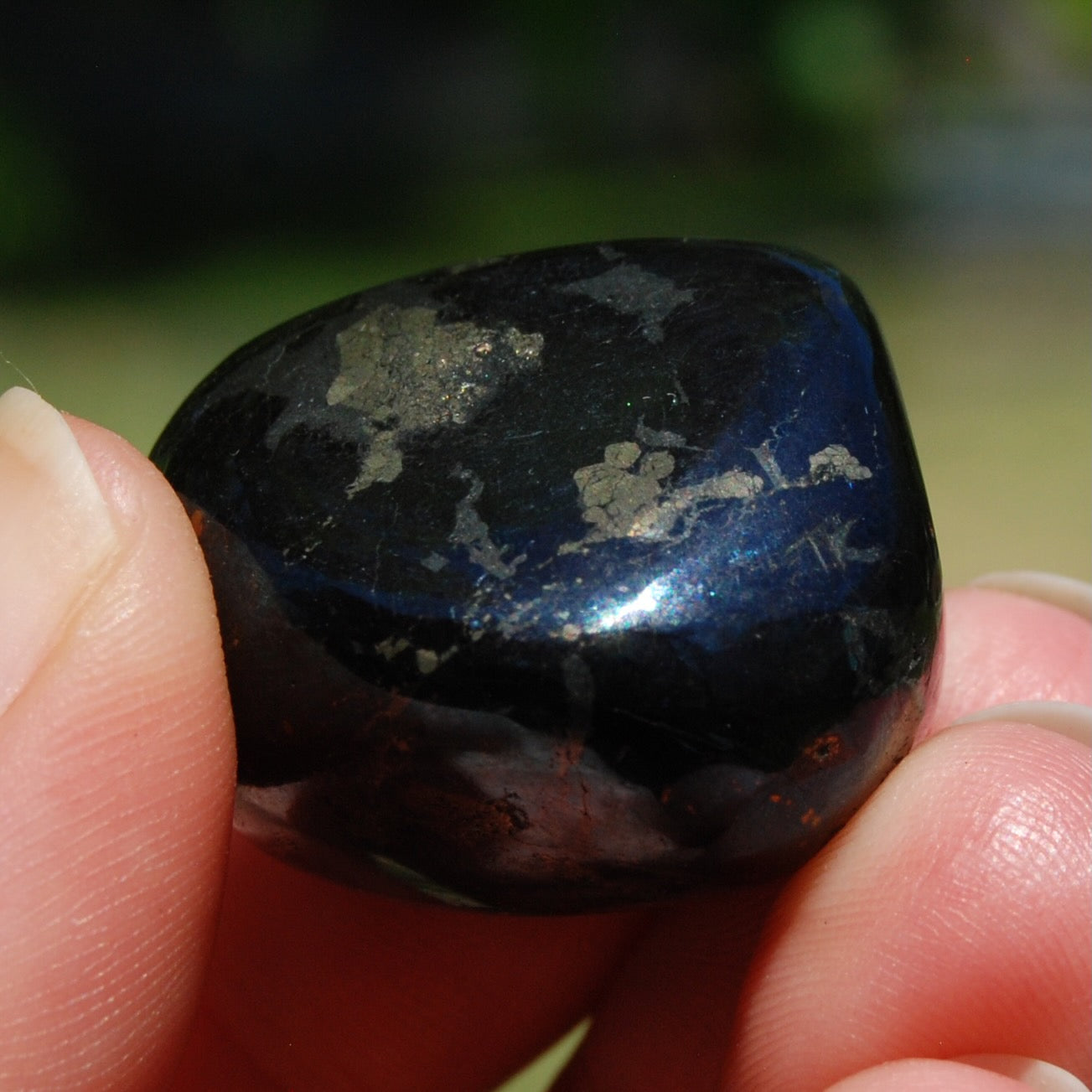 Covellite Crystal Tumbled Stone