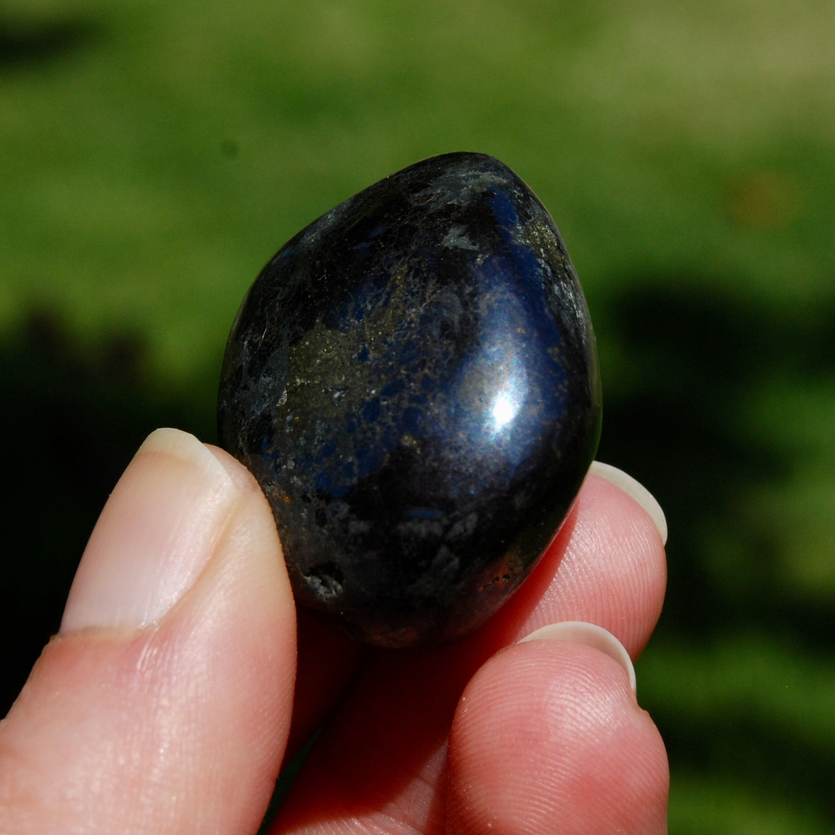 Covellite Crystal Tumbled Stone