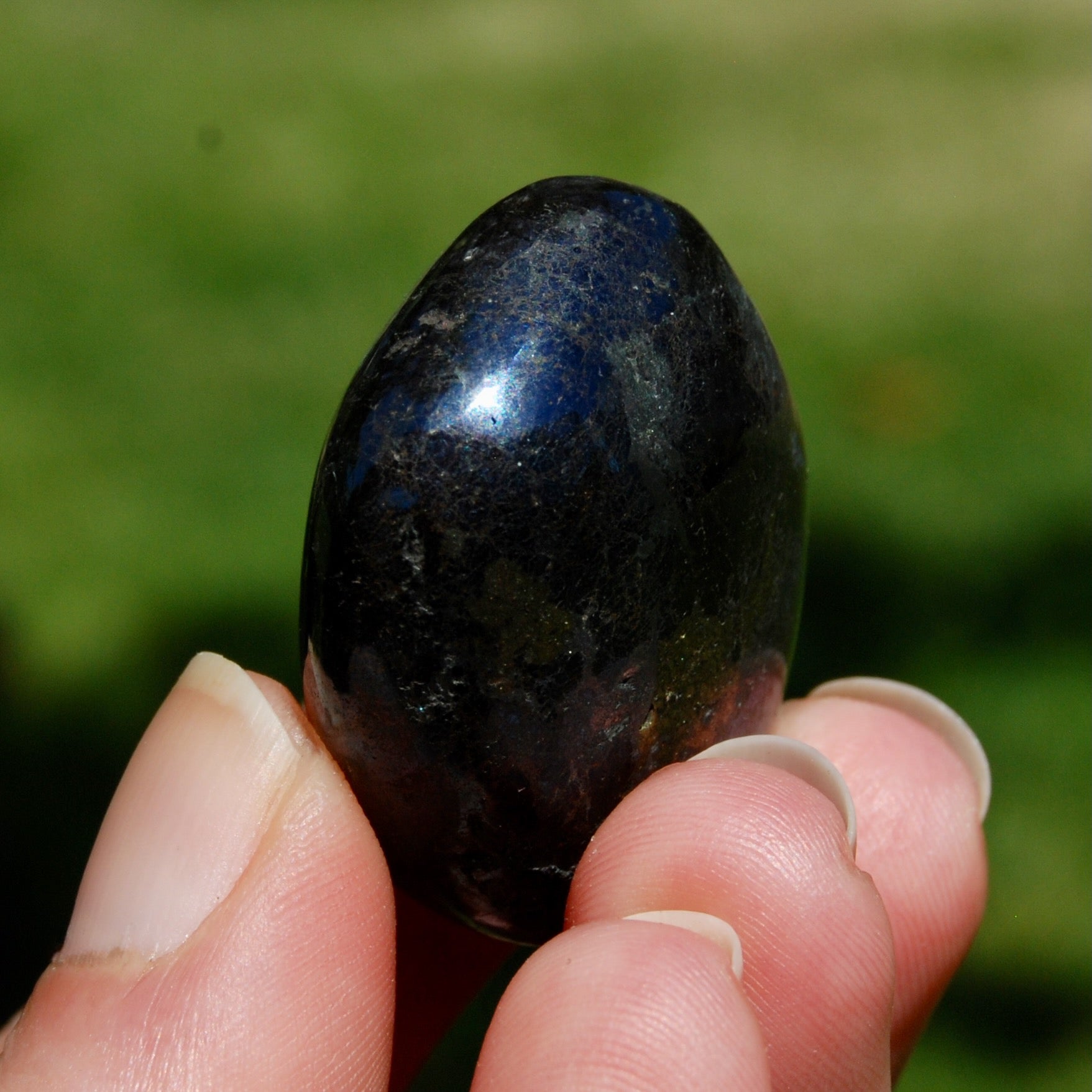 Covellite Crystal Tumbled Stone