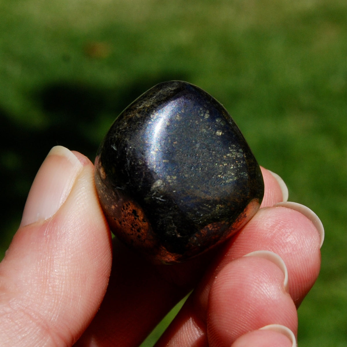 Covellite Crystal Tumbled Stone