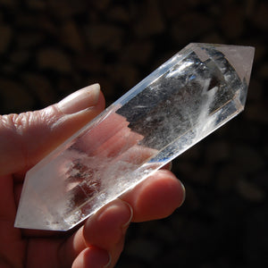 12 Sided Clear Quartz Crystal Vogel