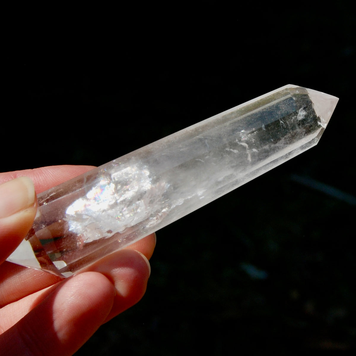 Clear Quartz Vogel Crystal – 12 Sided Healing Wand from Brazil