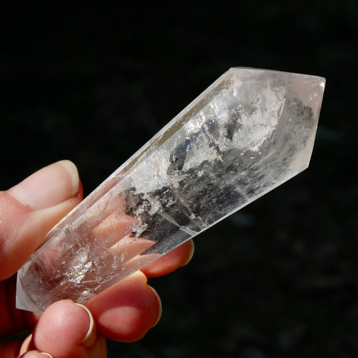 Clear Quartz Vogel Crystal – 12 Sided Healing Wand from Brazil