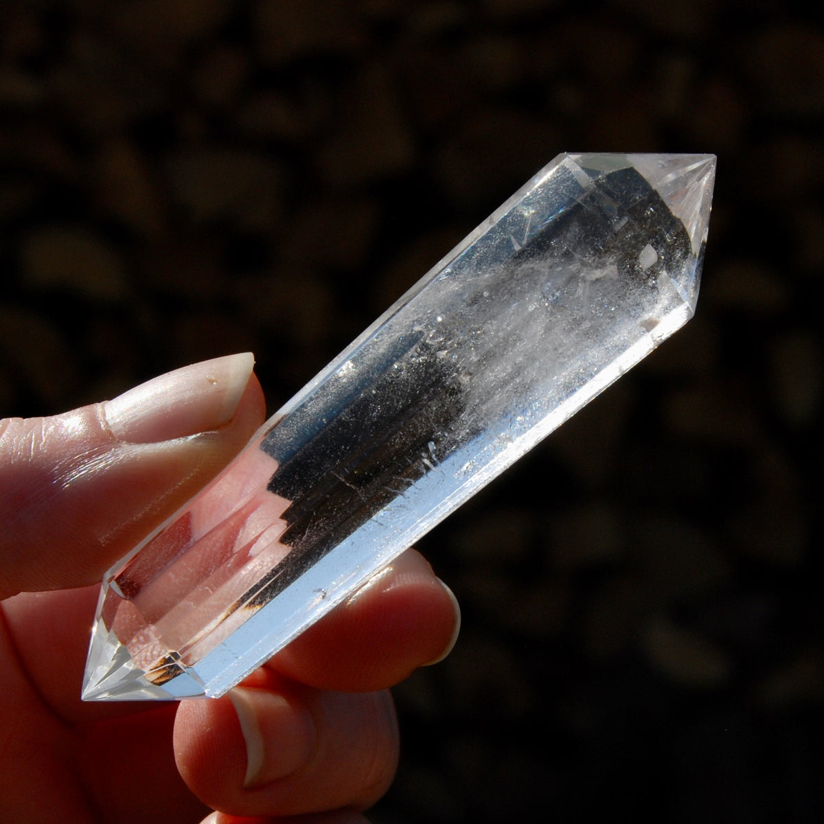 12 Sided Clear Quartz Crystal Vogel