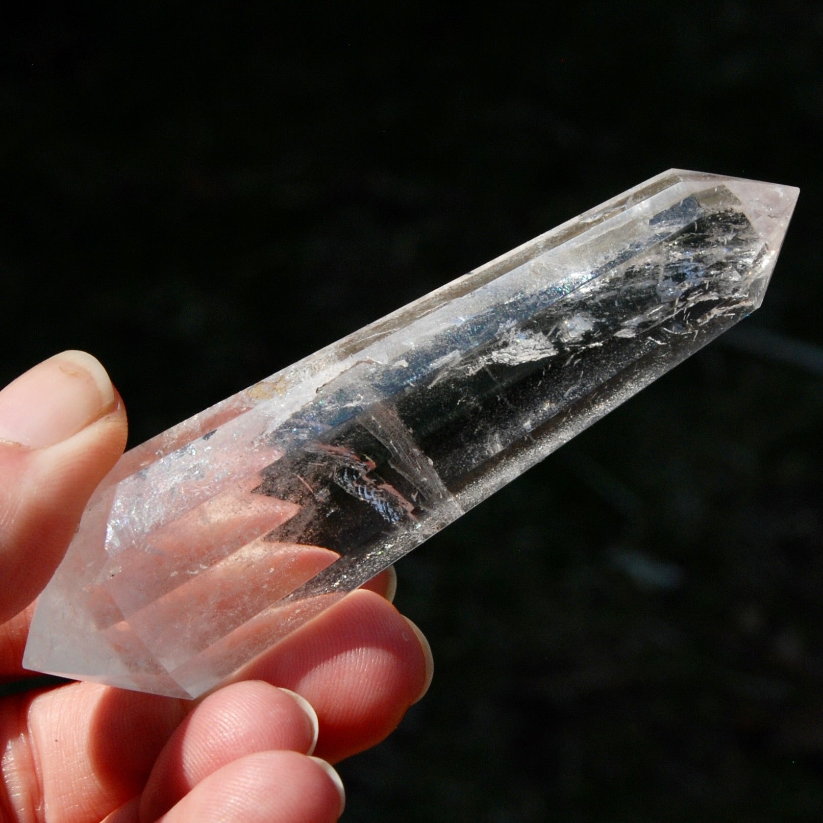 Clear Quartz Vogel Crystal – 12 Sided Healing Wand from Brazil