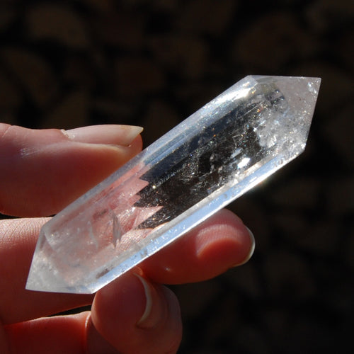 Clear Quartz Crystal Vogel, 12 sides