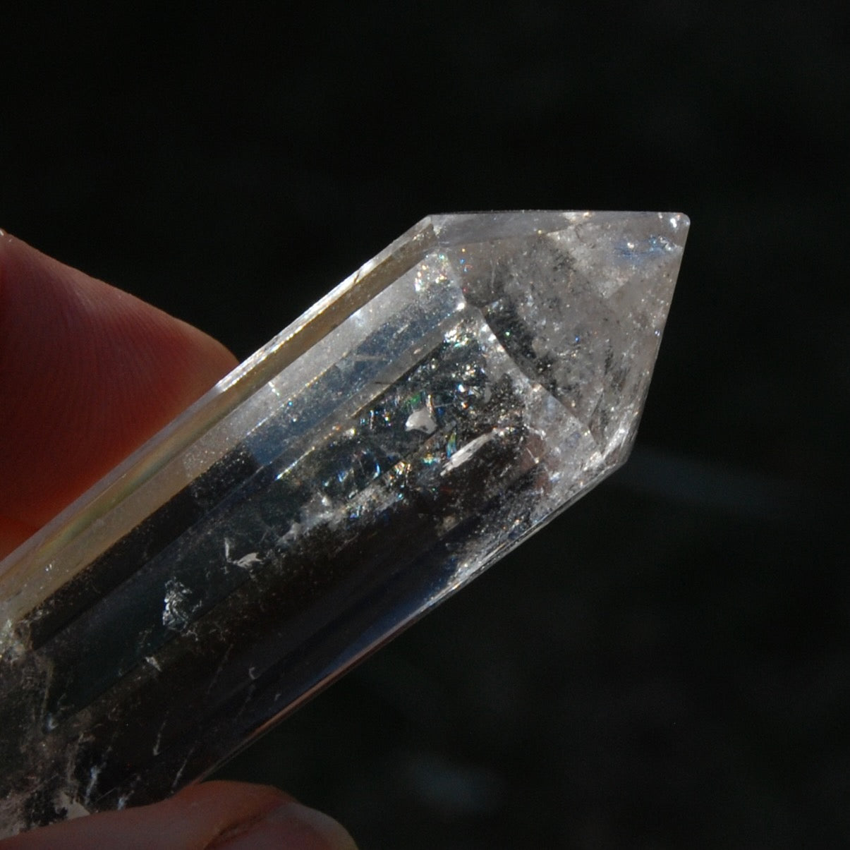 Clear Quartz Crystal Vogel, 12 sides