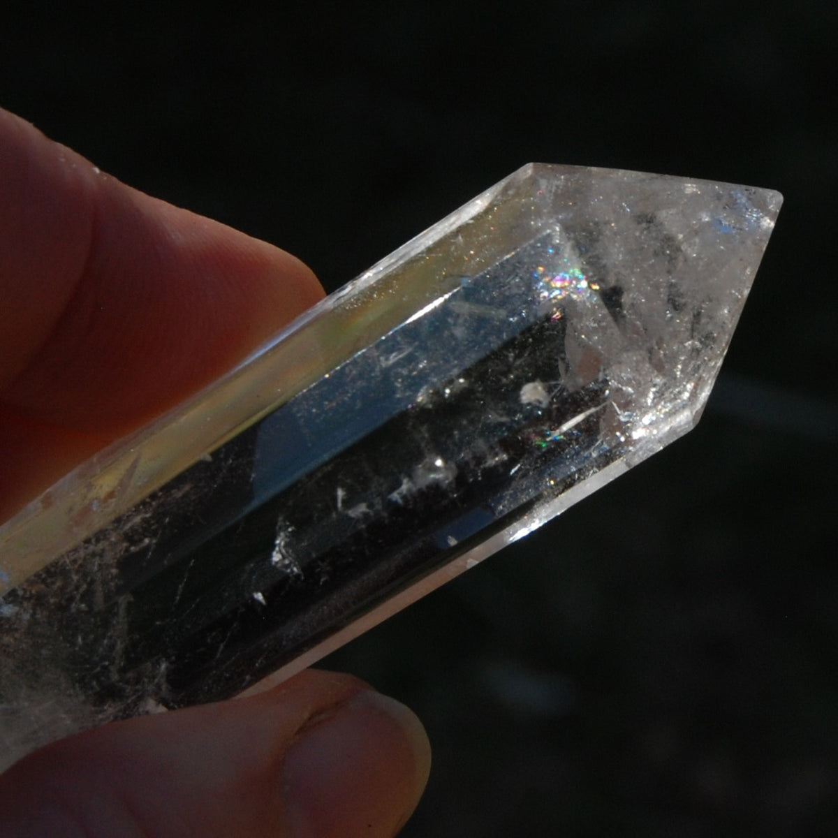 Clear Quartz Crystal Vogel, 12 sides