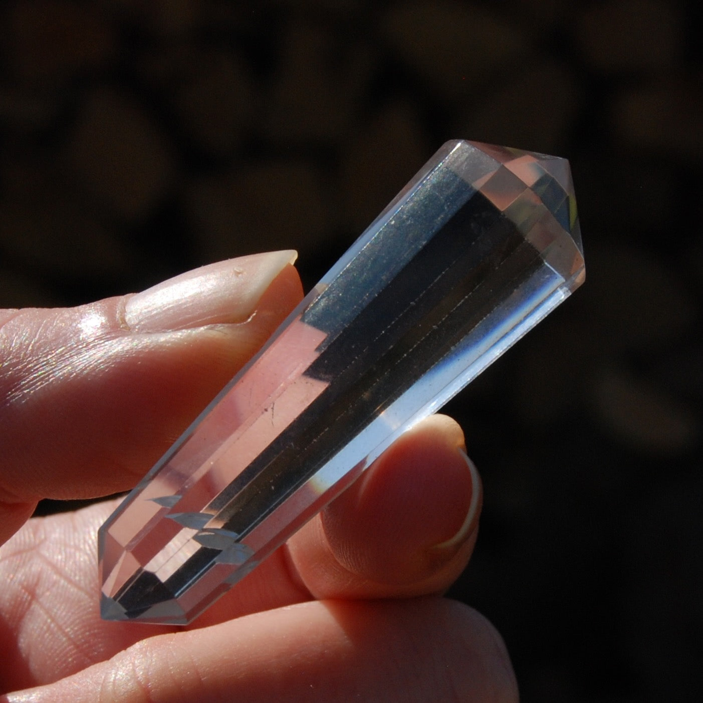 12 Sided Clear Quartz Crystal Vogel