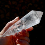 Clear Quartz Vogel Crystal – Rainbow Filled 12 Sided Healing Wand from Brazil