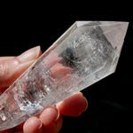 Clear Quartz Vogel Crystal – Rainbow Filled 12 Sided Healing Wand from Brazil