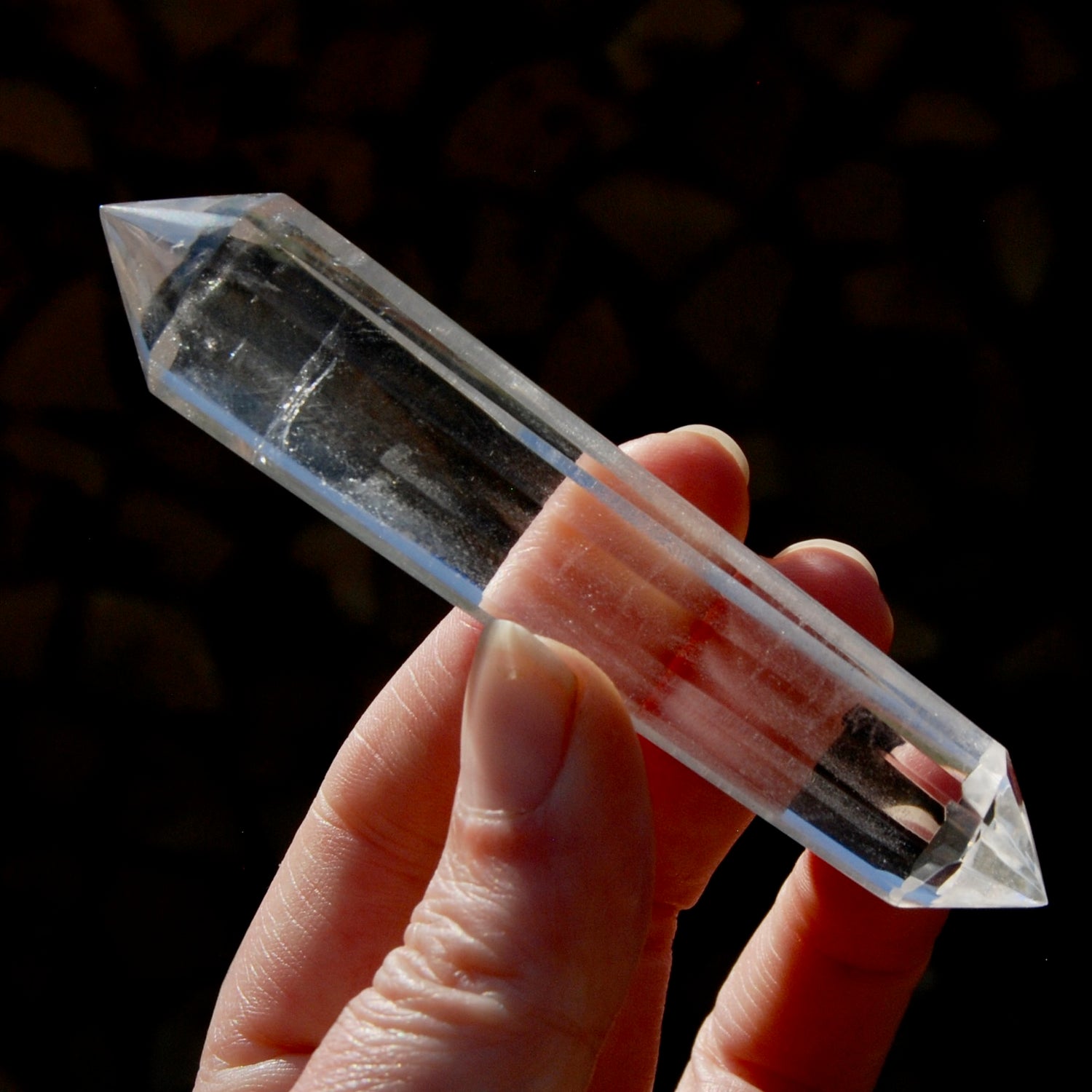 Clear Quartz Vogel Crystal – 12 Sided Healing Wand from Brazil