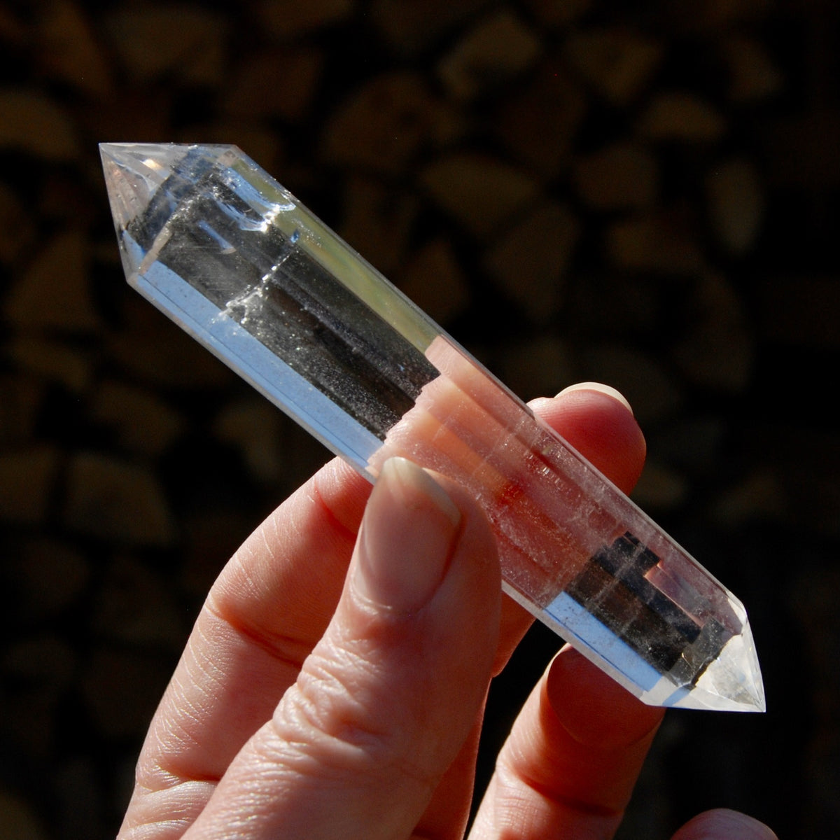 Clear Quartz Vogel Crystal – 12 Sided Healing Wand from Brazil