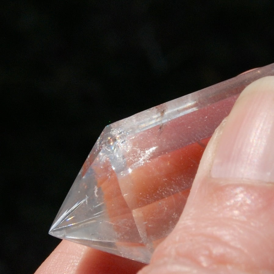 Clear Quartz Vogel Crystal – 12 Sided Healing Wand from Brazil