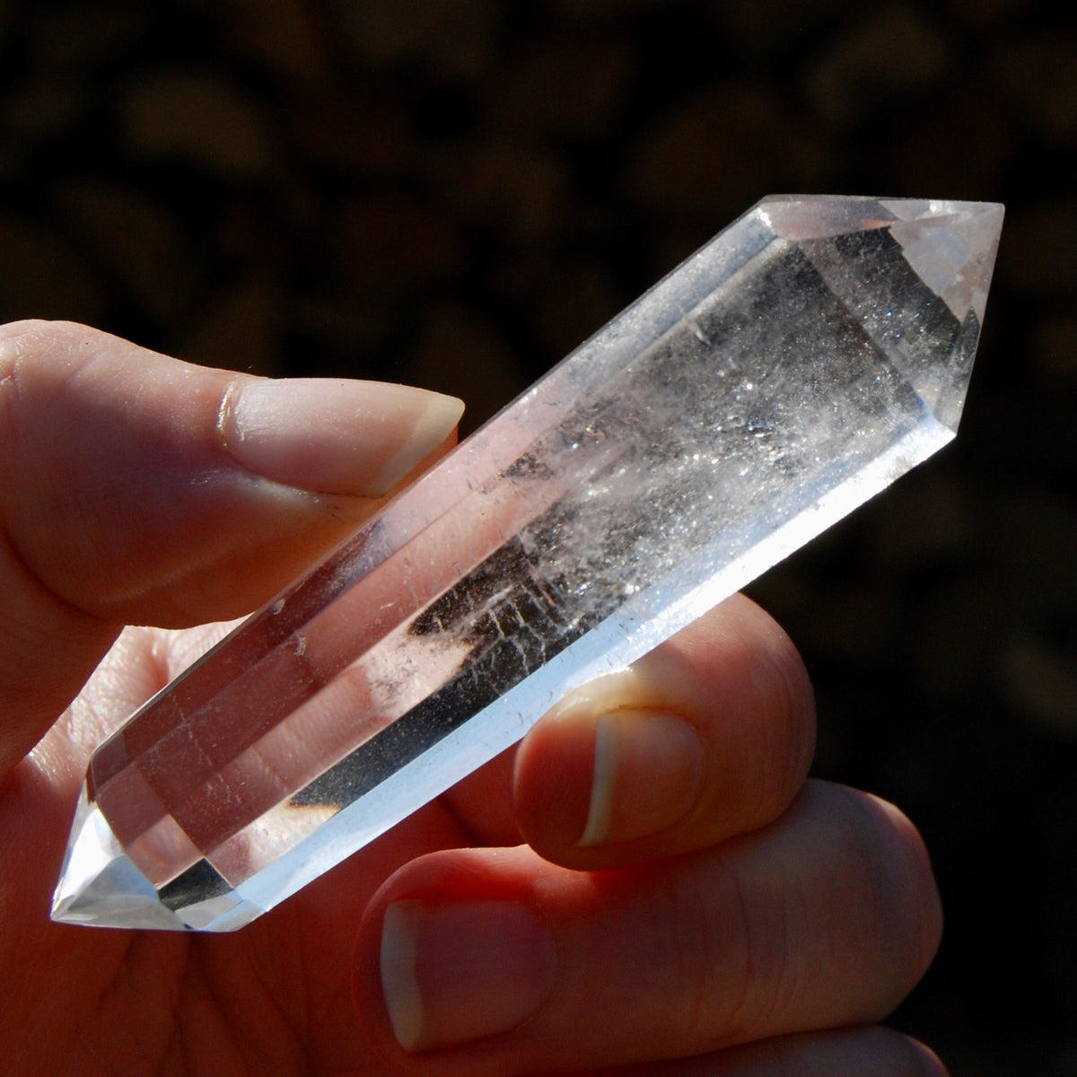 12 Sided Clear Quartz Crystal Vogel