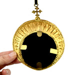 Primitive Holy Cross Ex Voto Milagro Mirror