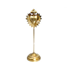 Load image into Gallery viewer,  Sacred Heart Ex Voto Locket on Stand
