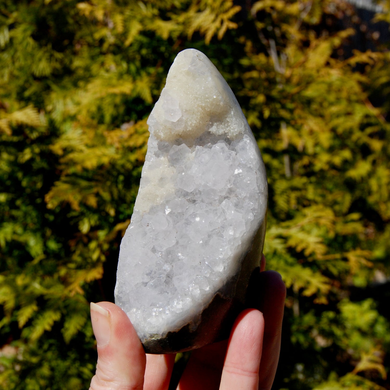 White Amethyst Quartz Crystal Cathedral Cluster