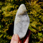 White Amethyst Quartz Crystal Cathedral Cluster