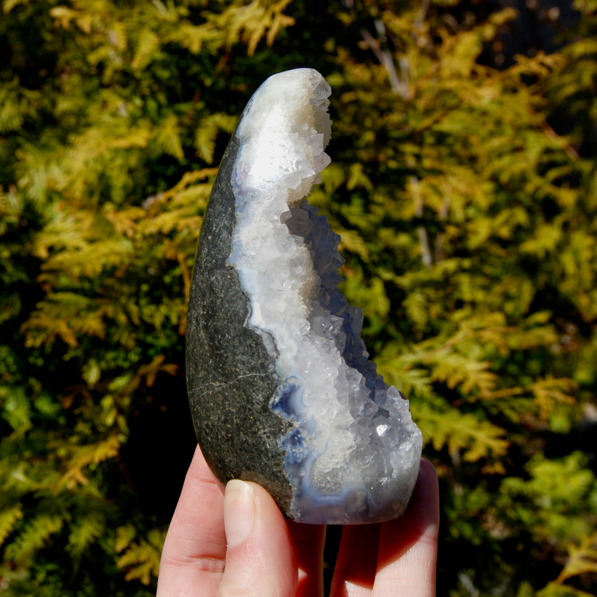 White Amethyst Quartz Crystal Cathedral Cluster