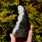 White Amethyst Quartz Crystal Cathedral Cluster