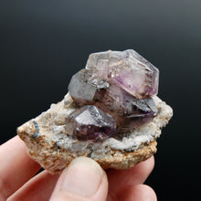Load image into Gallery viewer, Elestial Amethyst Quartz Crystal, Smoky Chiredzi Amethyst, Zimbabwe
