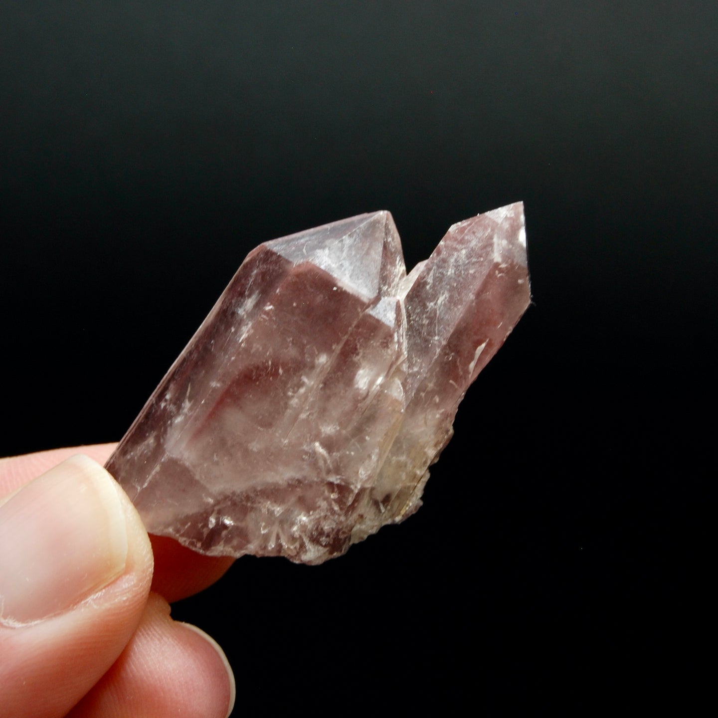 Isis Face Tantric Twin Lithium Lemurian Quartz Crystal Dreamsicle Starbrary Catherdral, Brazil