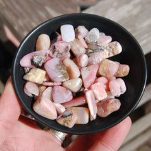 Load image into Gallery viewer, Peruvian Pink Opal Tumbled Stones, XS Pink Andean Opal Crystals, Peru
