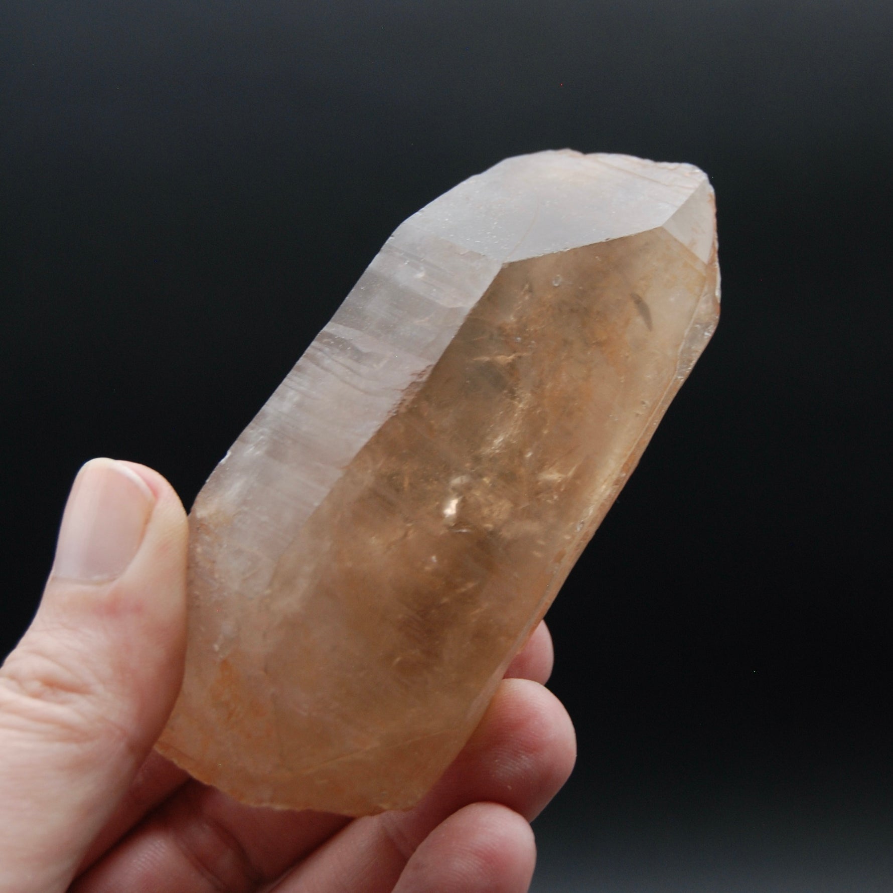 Smoky Lemurian Seed Quartz Crystal, Brazil