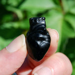Gold Sheen Obsidian Anatomical Heart
