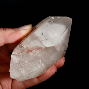RARE Large Trans Channeler Pink Lithium Lemurian Seed Quartz Crystal, Record Keepers Phantom Pyramid, Brazil