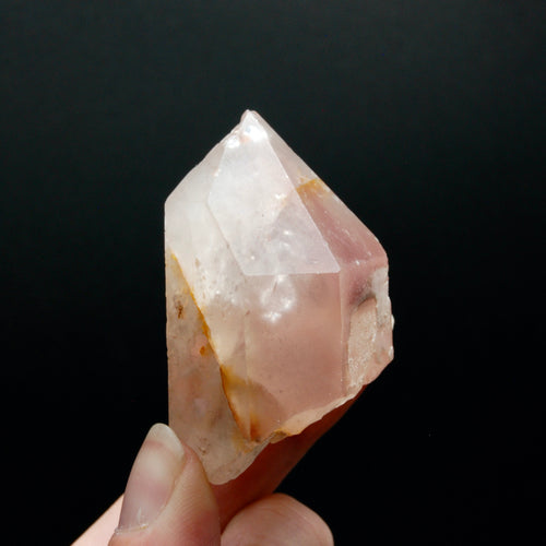 Rare Devic Temple Hematoid Pink Lithium Lemurian Quartz Crystal Starbrary, Brazil