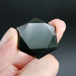Rainbow Obsidian Crystal Star of David Sacred Geometry