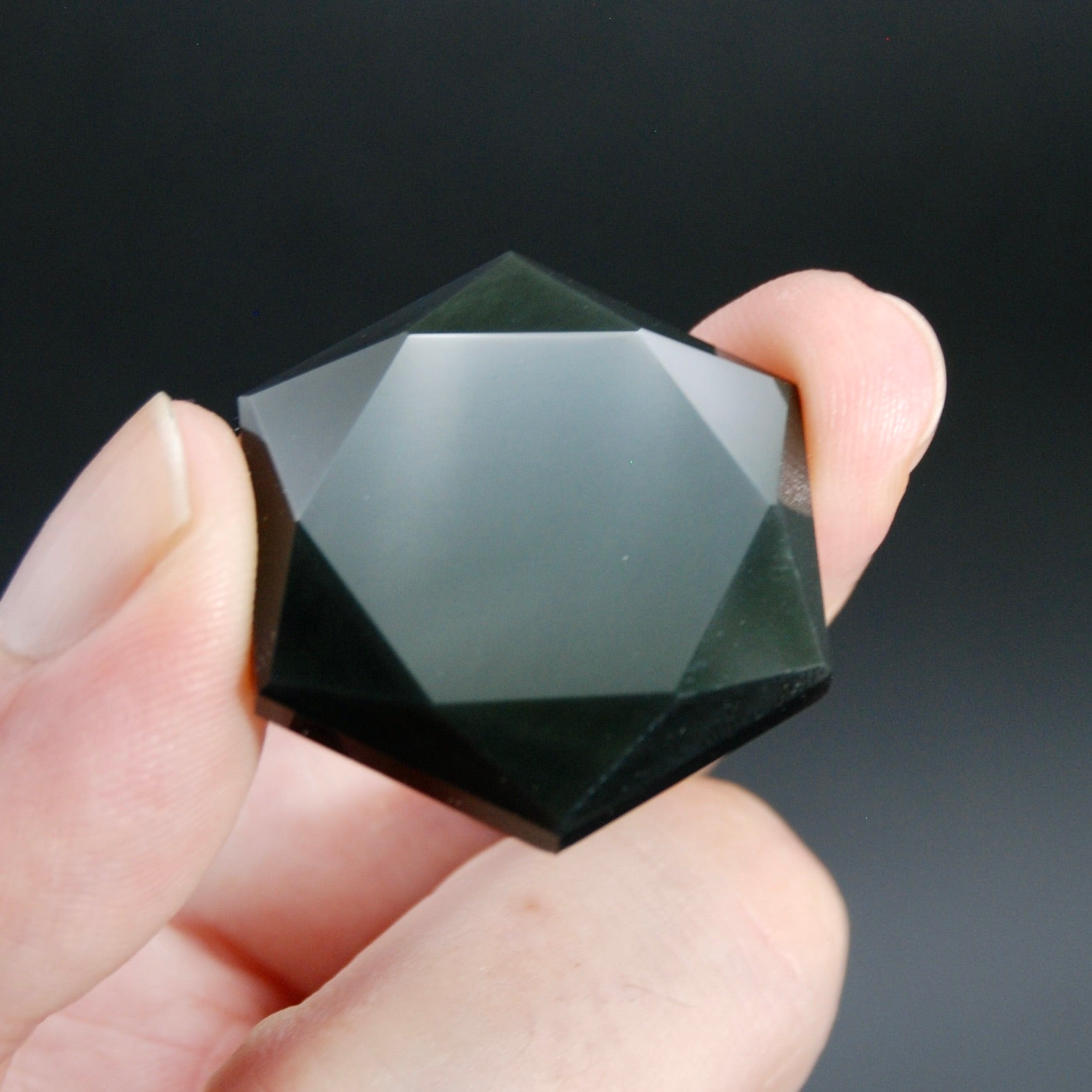 Rainbow Obsidian Crystal Star of David Sacred Geometry