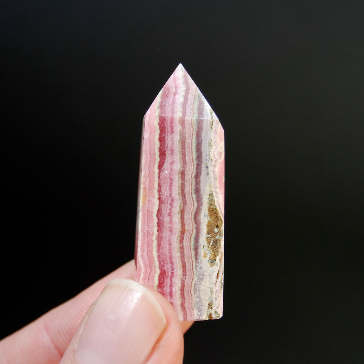 Genuine Rhodochrosite Crystal Tower, Argentina
