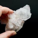 Pink Faden Quartz Crystal Cluster, Colombia